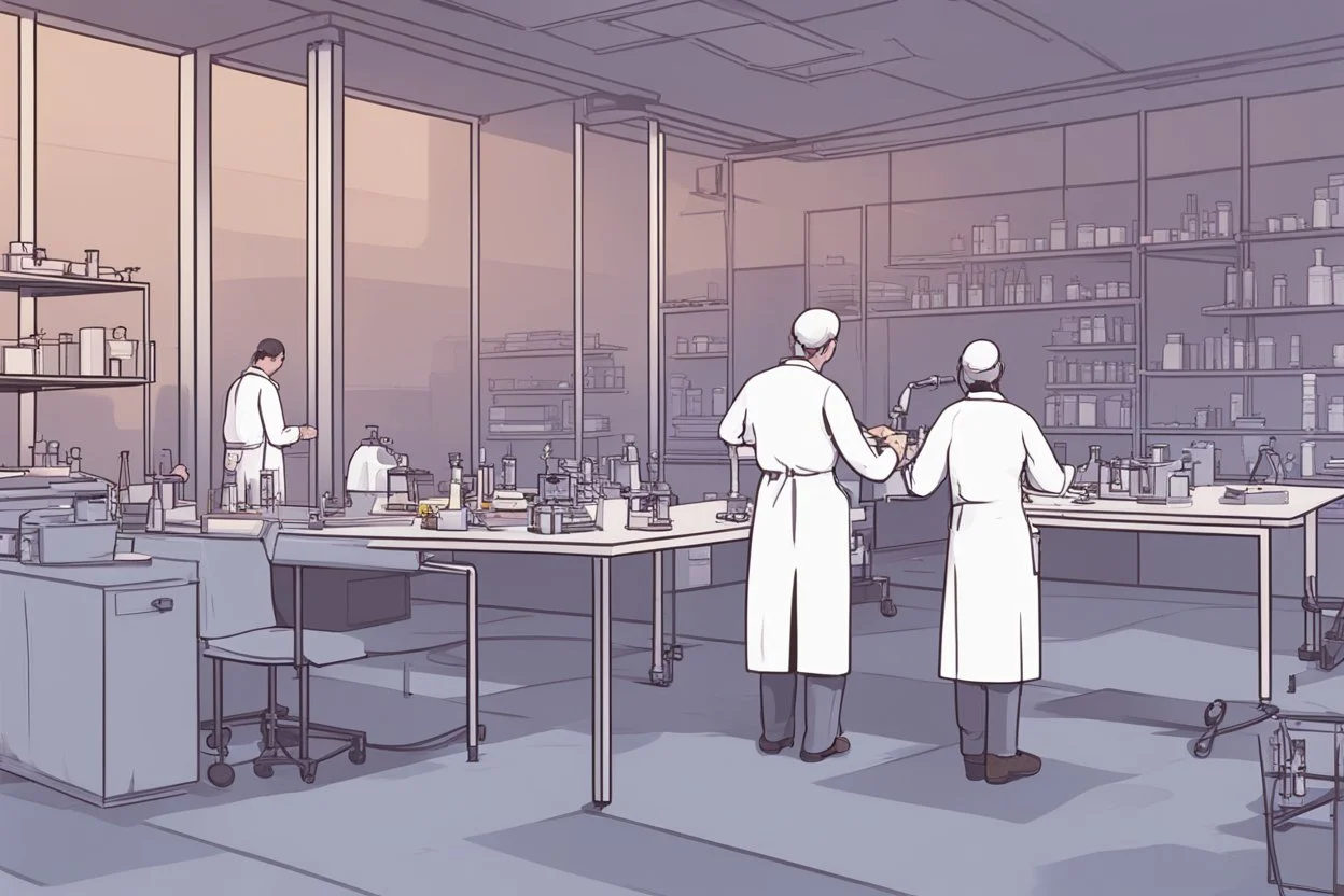 علماء يعملون في المختبرات