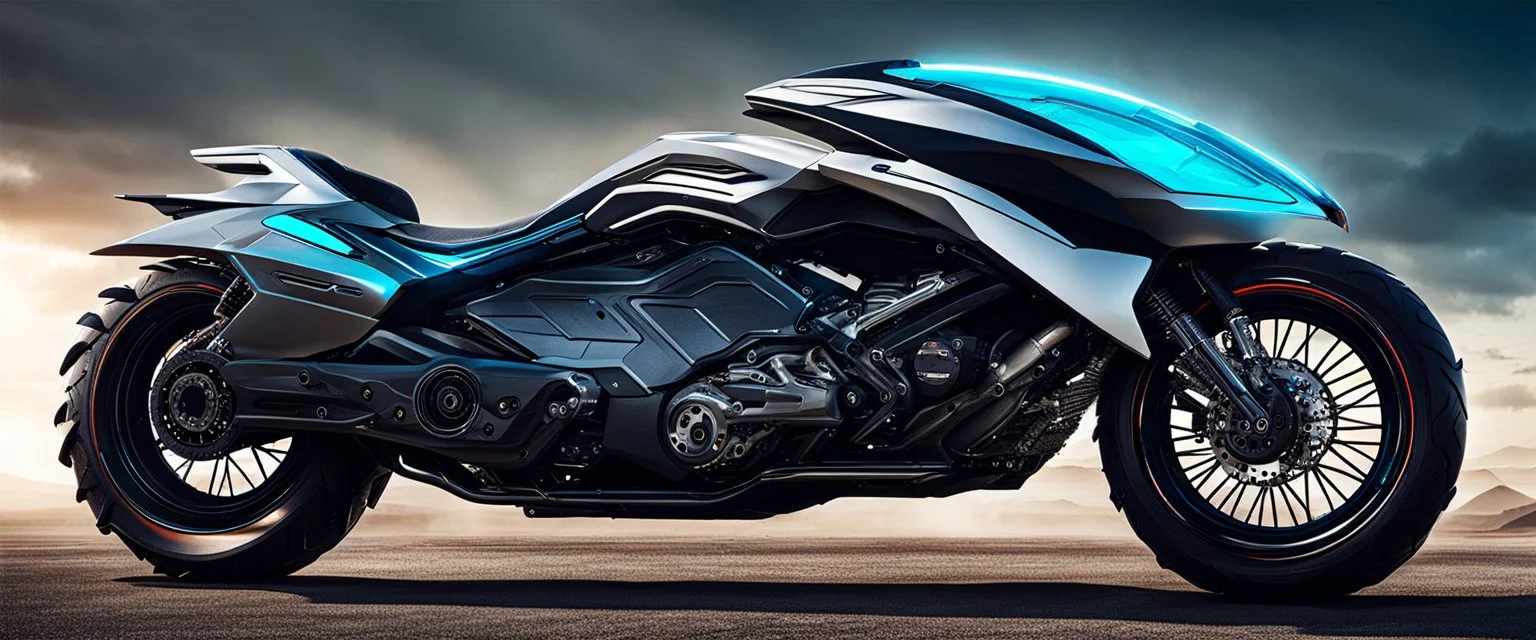 futuristic monster bike