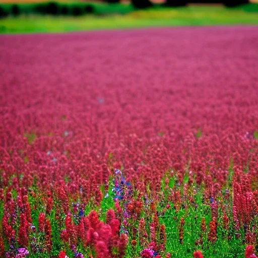 field of flowers