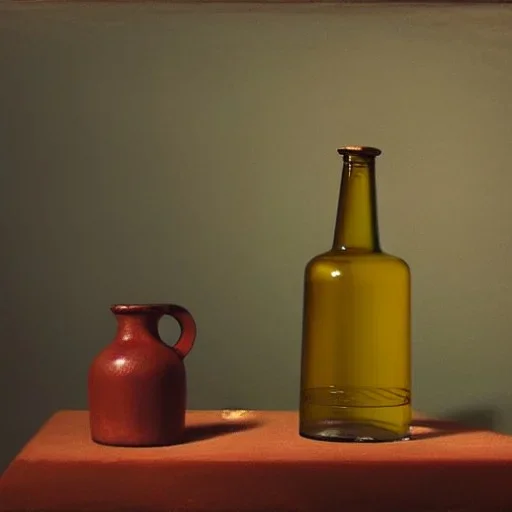 still life bottle