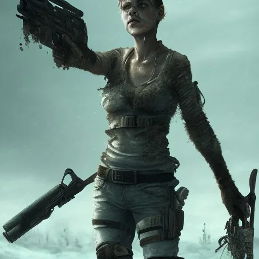 post apocalyptic lone female survivor