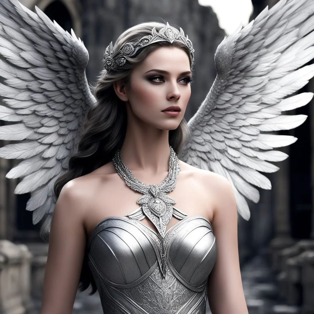 "It said..." Kalypso's fingers still on your hipbone, her nails dimpling the skin as her grip tightens. "It said you were coming." She shifts closer, her breath warm against your neck. "It showed me the first time I saw you—standing in a ruined city, tearing the wings from an angel." Her silver eyes burn with the memory even in the dim temple light. "I watched from the shadows and knew you for what you were."