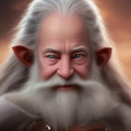 A beautiful dwarf child, full HD, 4K, 8K, very real and with fine and detailed details, realistic and really alive, taken from the movie Lord of the Rings, oil paint