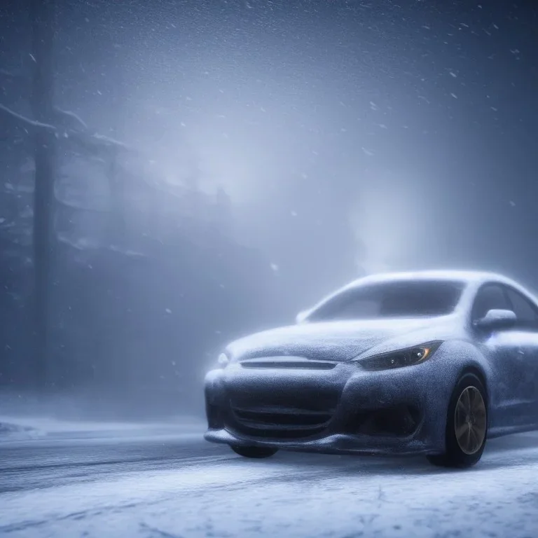 a car with a human face driving fast in a snow storm, hyper realistic, unreal engine, 8k, ultra high resolution, realistic, photo, dramatic, oil paint, unreal engine, hyper real, ultra high resolution, 8k, lsd, acid, psychedelic, dancing, video game, mist, light rays