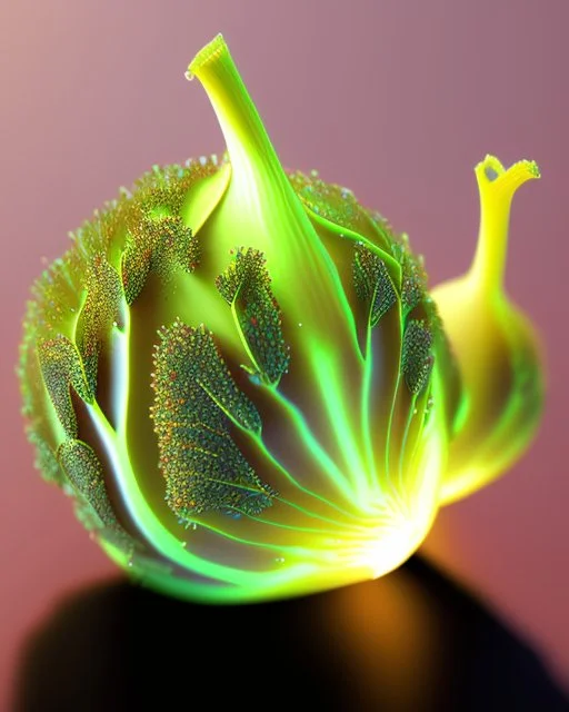 Fennel seeds. Realistic photo. HD. Glowing. 3d style