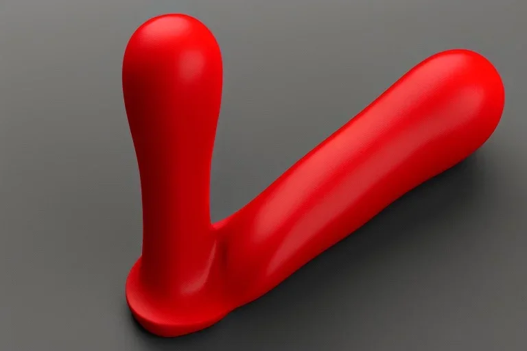  red rubber dildo