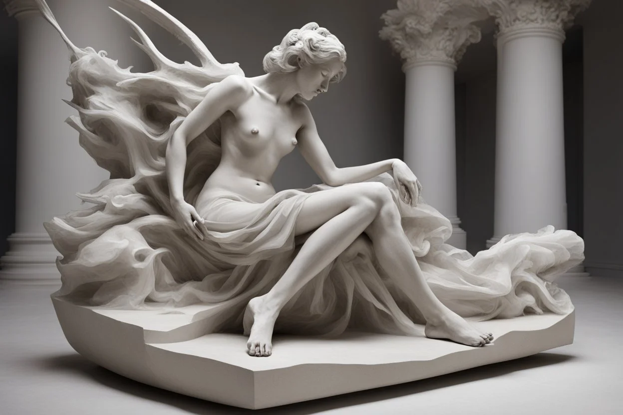 sculpture is an unusual fantasy