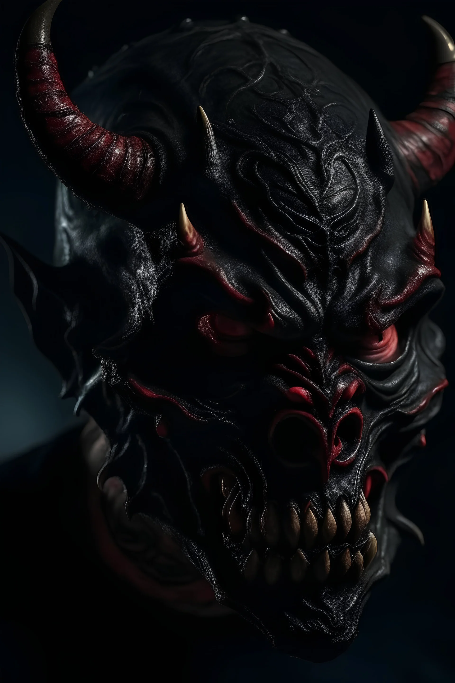 demon in mask