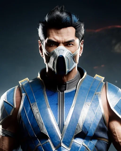 Sub Zero from Mortal Kombat 11, highly detailed, hyper-detailed, beautifully color-coded, insane details, intricate details, beautifully color graded, Cinematic, Color Grading, Editorial Photography, Depth of Field, DOF, Tilt Blur, White Balance, 32k, Super-Resolution, Megapixel, ProPhoto RGB, VR, Half rear Lighting, Backlight, non photorealistic rendering