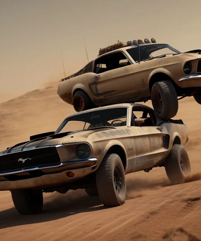 Mad max car. Ford Mustang.