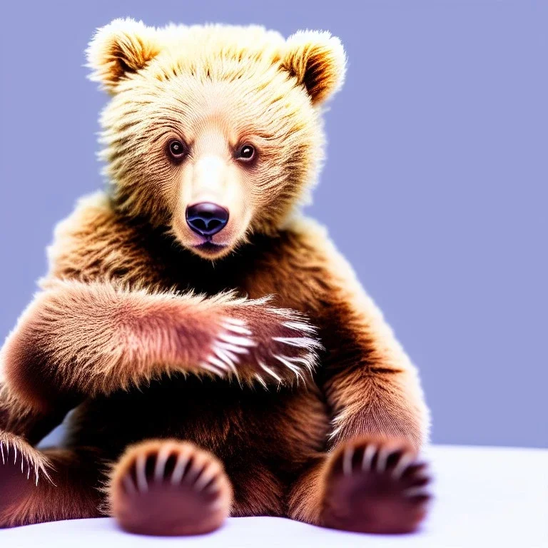 sweet baby bear, white background