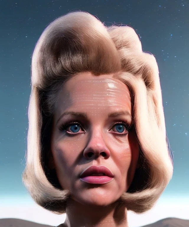 Ultra Realistic retro sci-fi movie, people, classic ovni, 1960 year, waist up view portrait, blonde woman, sweet teenager Jane Fonda face, perfect cyan iris, glow eyes, face makeup, tight latex coat, retro glass helmet, Retro sci-fi style, soft color, highly detailed, unreal engine 5, ray tracing, RTX, lumen lighting, ultra detail, volumetric lighting, 3d, finely drawn, high definition, high resolution.