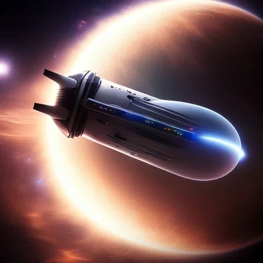 space ship faster than light travel, sci-fi, hi-tec, cinematic shot, photo taken by canon, professional lighting,