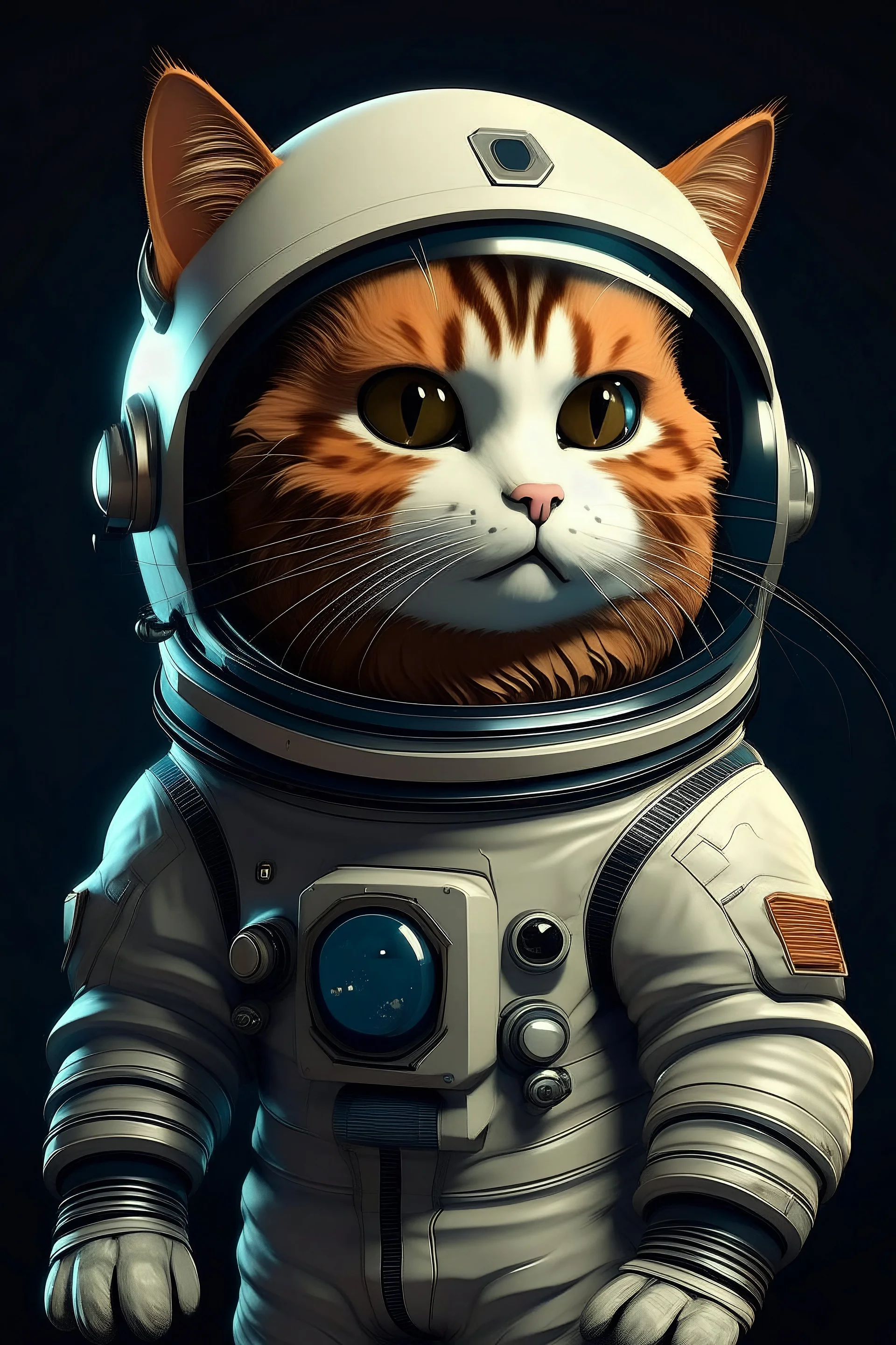 kot kosmonałta postac cala do gry stworzinej prze ze mnie