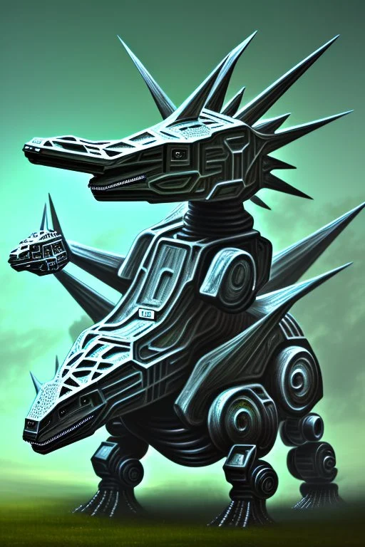 Mecha stegosaurus