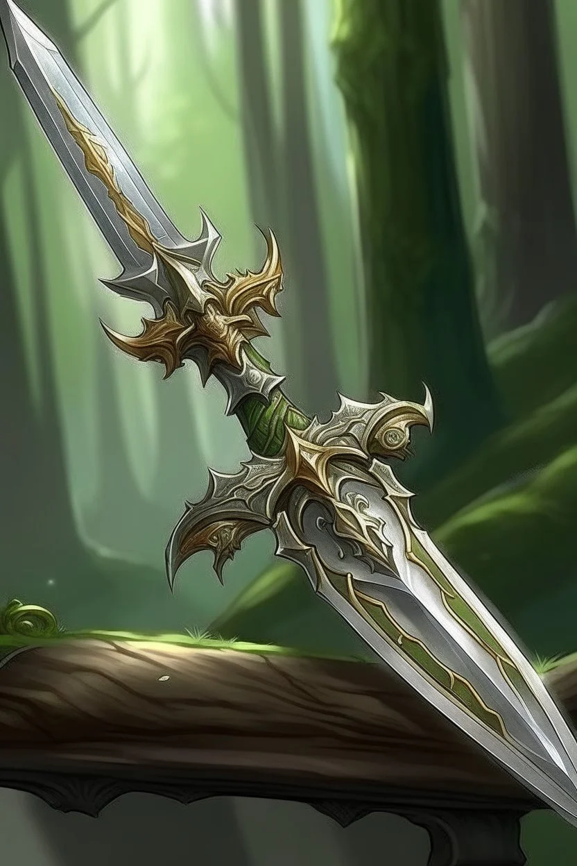 wood elf paladin sword