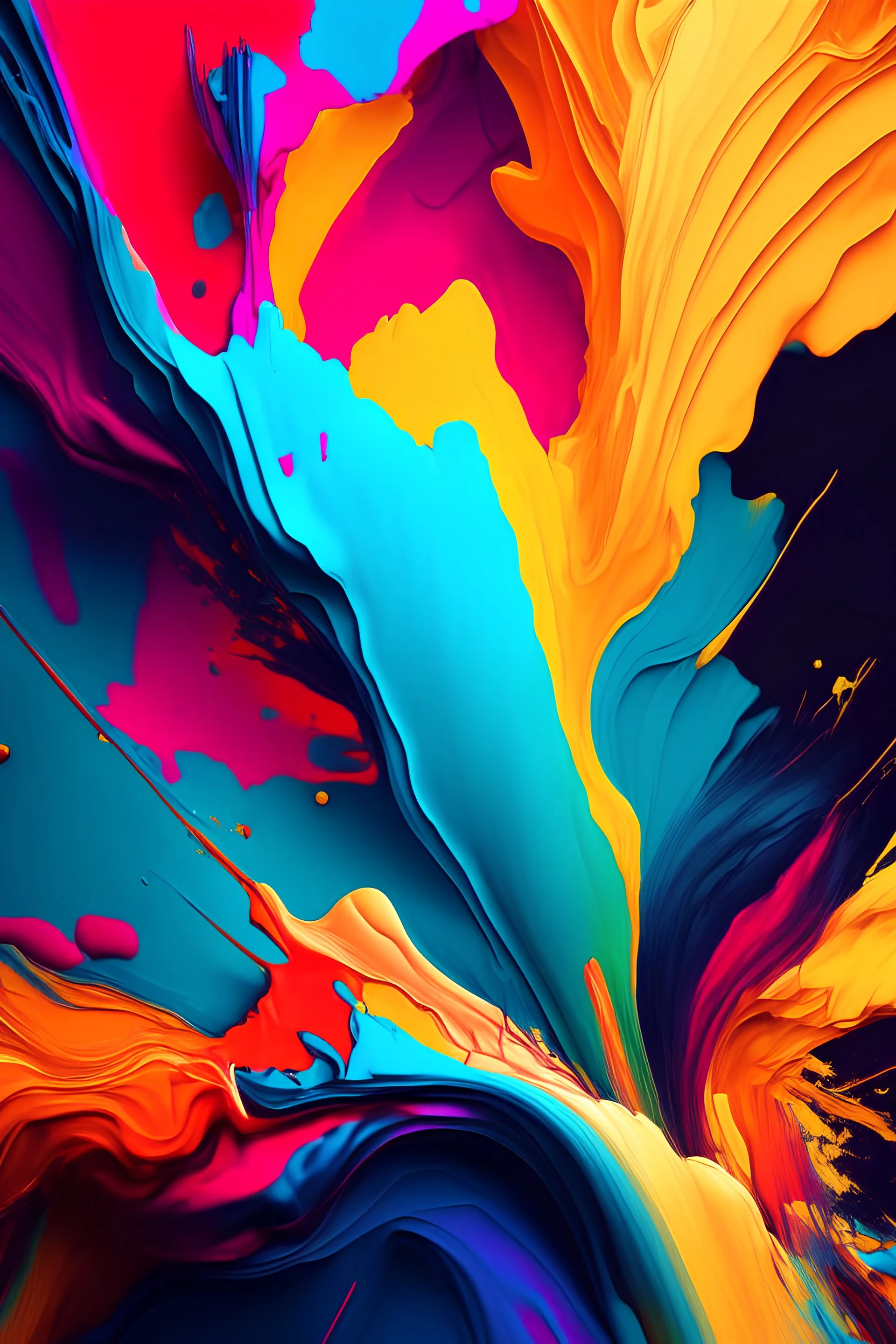 abstract painting, full color, vibrant colors, 8k resolution