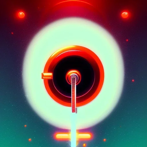 [[Modern lock and key, red and orange gradient background, gradient background]] :: digital art, anime, studio ghibli style