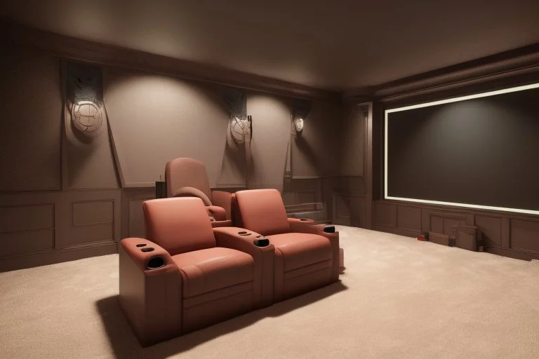 a dedicated home cinema room