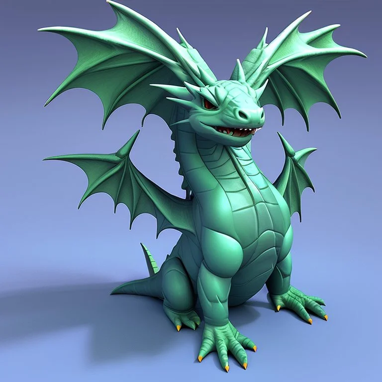 cute dragon 3D