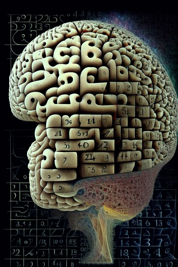 human brain on multiple mathematical planes of existence