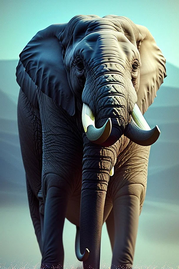 elephant person wearing a school uniform, epic colour treatment, cinematic colour treatment, meticulously intricate perfectly symmetrical extremely detailed, pixiv daily ranking, pixiv, extreme depth of field, artstation, spectacular details, volumetric lighting, masterpiece, cinematic, Hollywood production, 8k resolution, high definition, max octane render, vivid colors, max resolution, max perfectionism, realistic composition, professional photography, unre