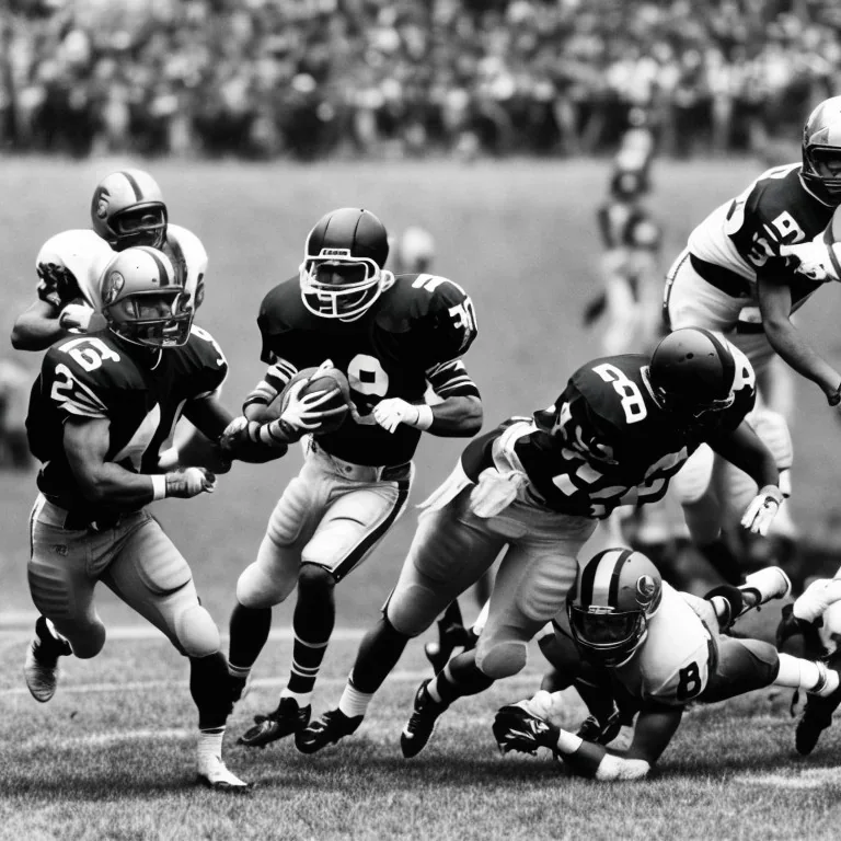 Boston Shamrocks Football team playing against the Toronto Rifles Football team,vintage footage, hyper-realistic