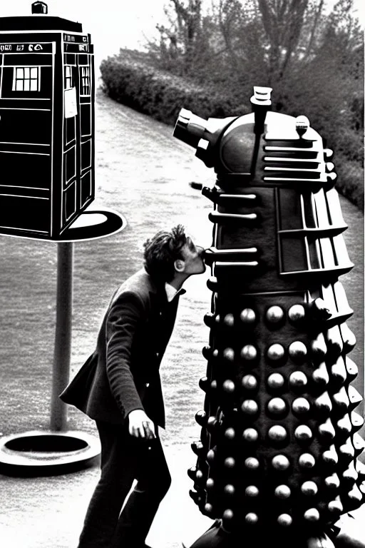 Doctor who caught kissing a dalek