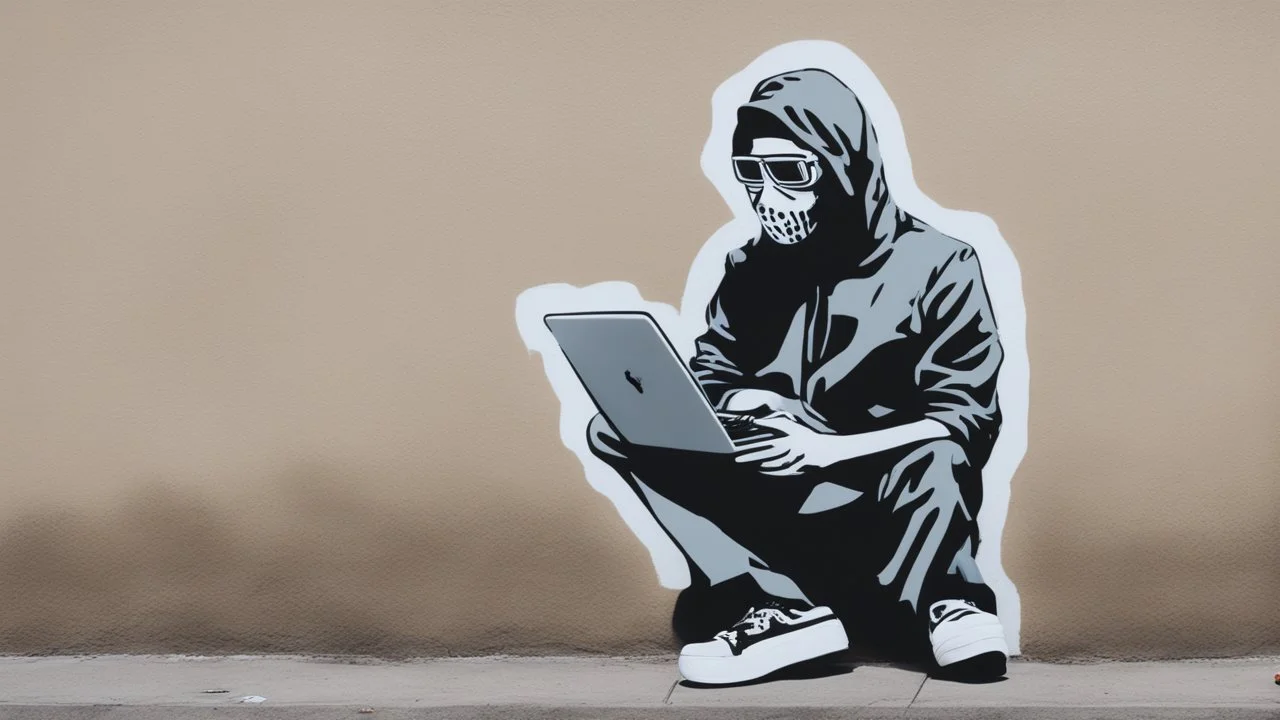 hacker by banksy