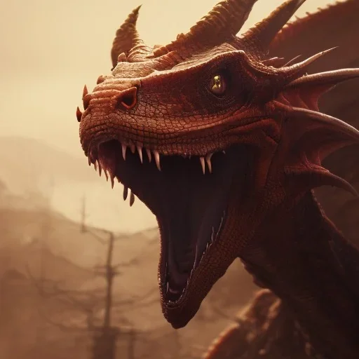 red dragon, dragon portrait, portrair, dragon head, dragon face, big eyes, fangs, dragon with horns, 8k resolution, high-quality, fine-detail, fantasy, incredibly detailed, ultra high resolution, 8k, complex 3d render, cinema 4d