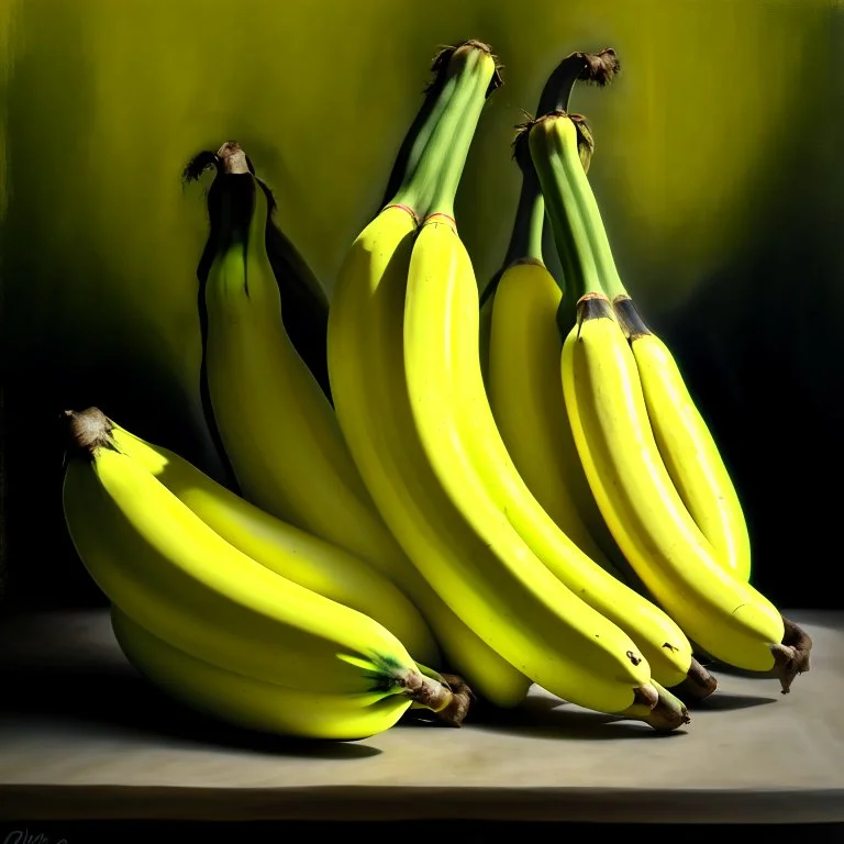 bananas in a studio