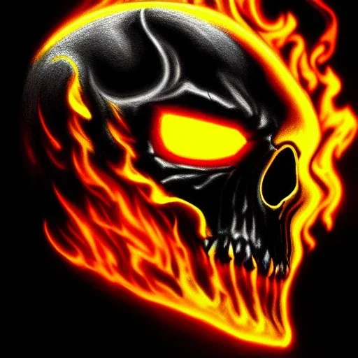 ultra detailed fullbody DRAWING Ghost Rider enflamed ,extremely detailed digital painting, intrincate, intense stare, extremely detailed face,crystal clear Big Glowing eyes, mystical colors , perfectly centered image, perfect composition, rim light,extremely sharp detail, finely tuned detail, beautiful lighting, 8k, stunning scene, raytracing, anatomically correct, in the style of robert e howard and Ken Kelley and Ohrai Noriyoshi and Simon Bisley and tomzj1