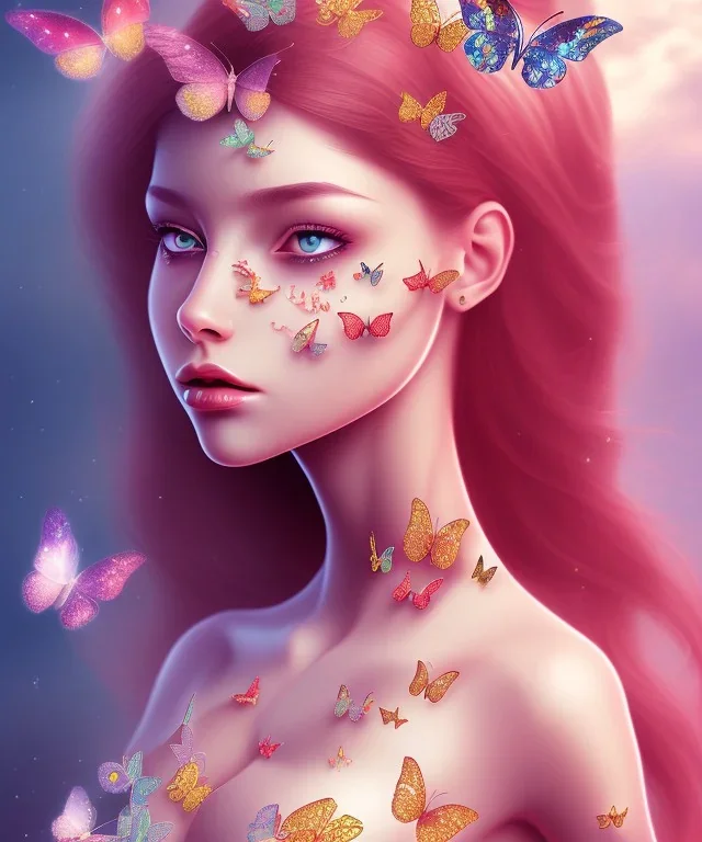 Butterfly princess full image