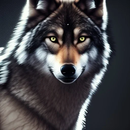 Black Wolf, 8K, cinematic lighting, sharp focus, masterpiece, expert