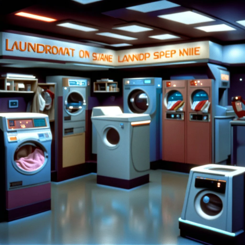 Laundromat on Deep Space Nine.