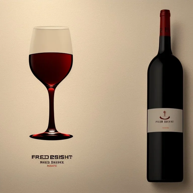 A beautiful logo of a french wine producer