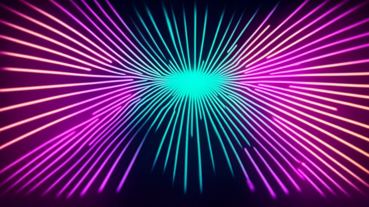 80s Retro Lights Background.