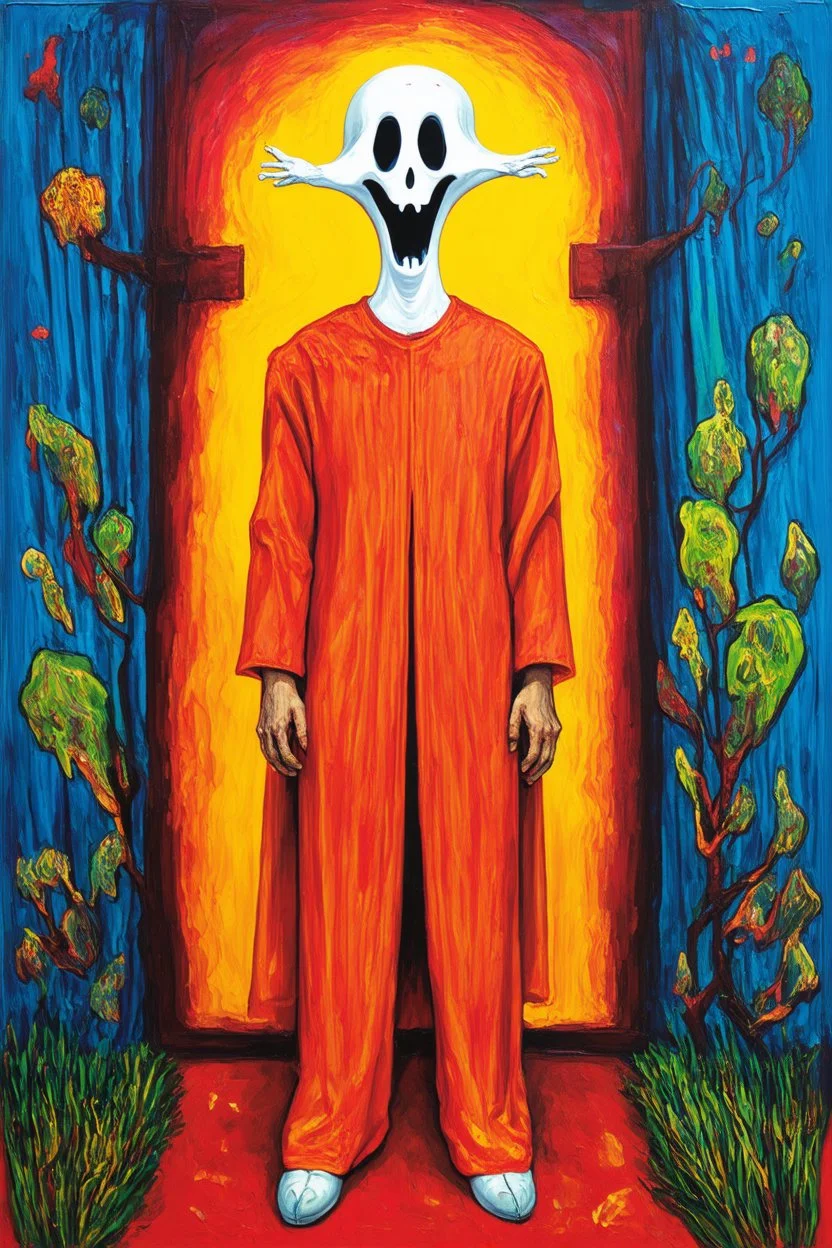 a ghost among the living; lowbrow surrealism; fauvism; dada; surrealism, optical art; Ilya Bolotowsky