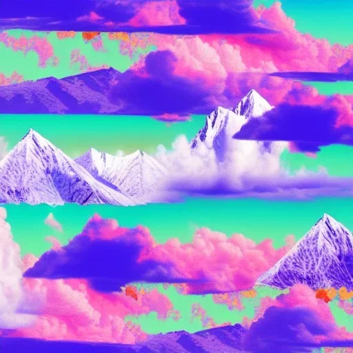 Vaporwave art Collage