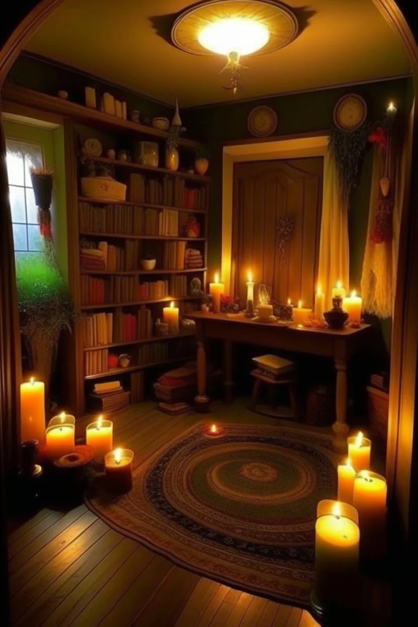 75. A MAGICAL MAGIC ROOM WITH CANDLES