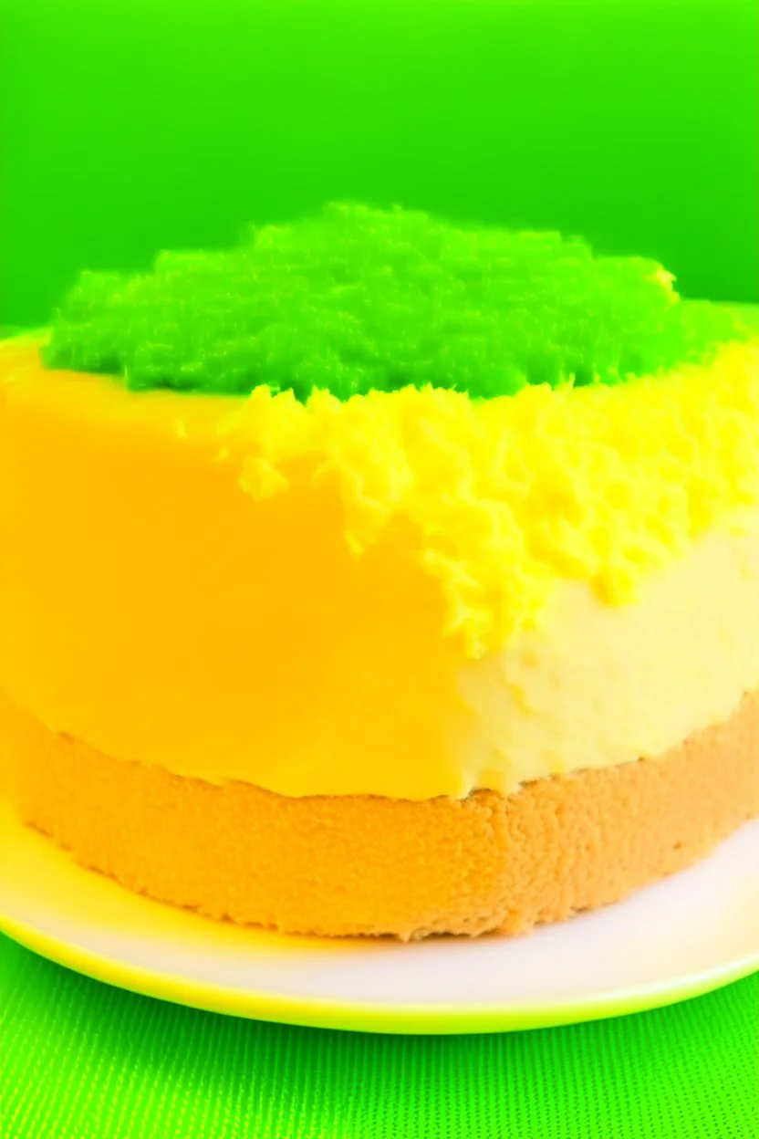 Sponge cake, tuna flavored with mayo frosting