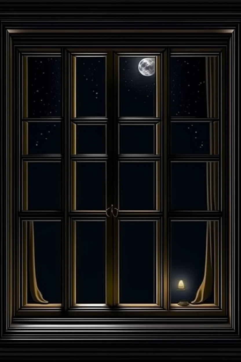 night window realistic