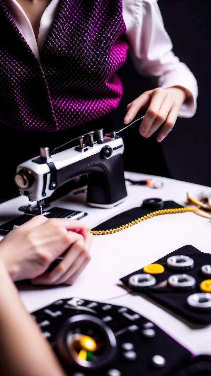 aesthetics of sewing, modern tailoring, manicures, sewing machine