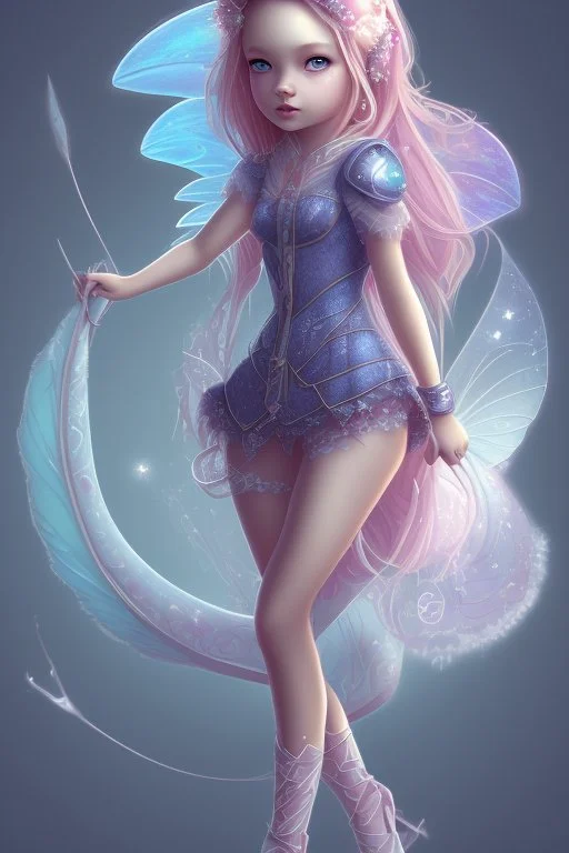 Fat and adorable fairy girl