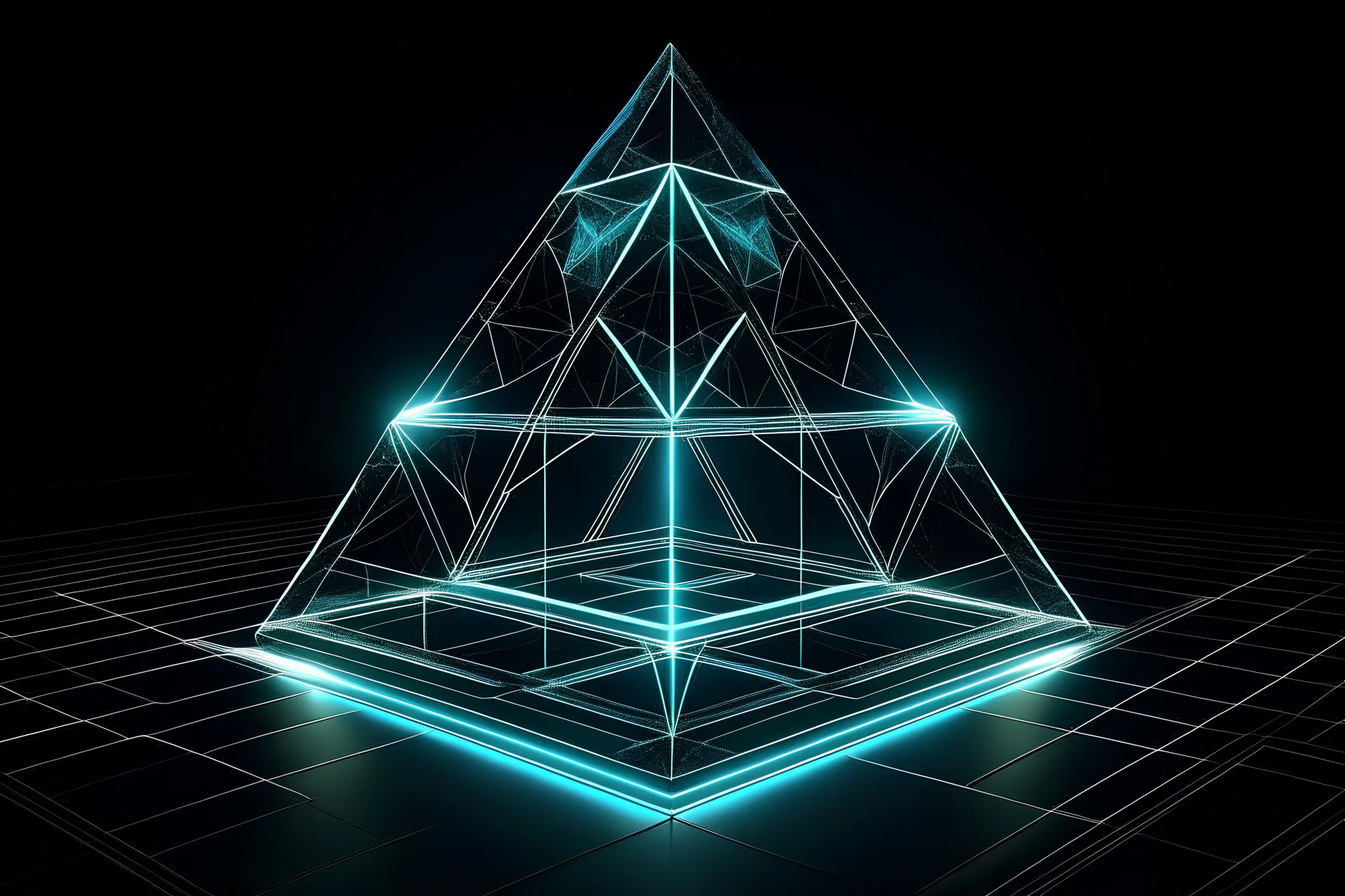 ottaedro geometria sacra luminoso e brillante su sfondo chiaro