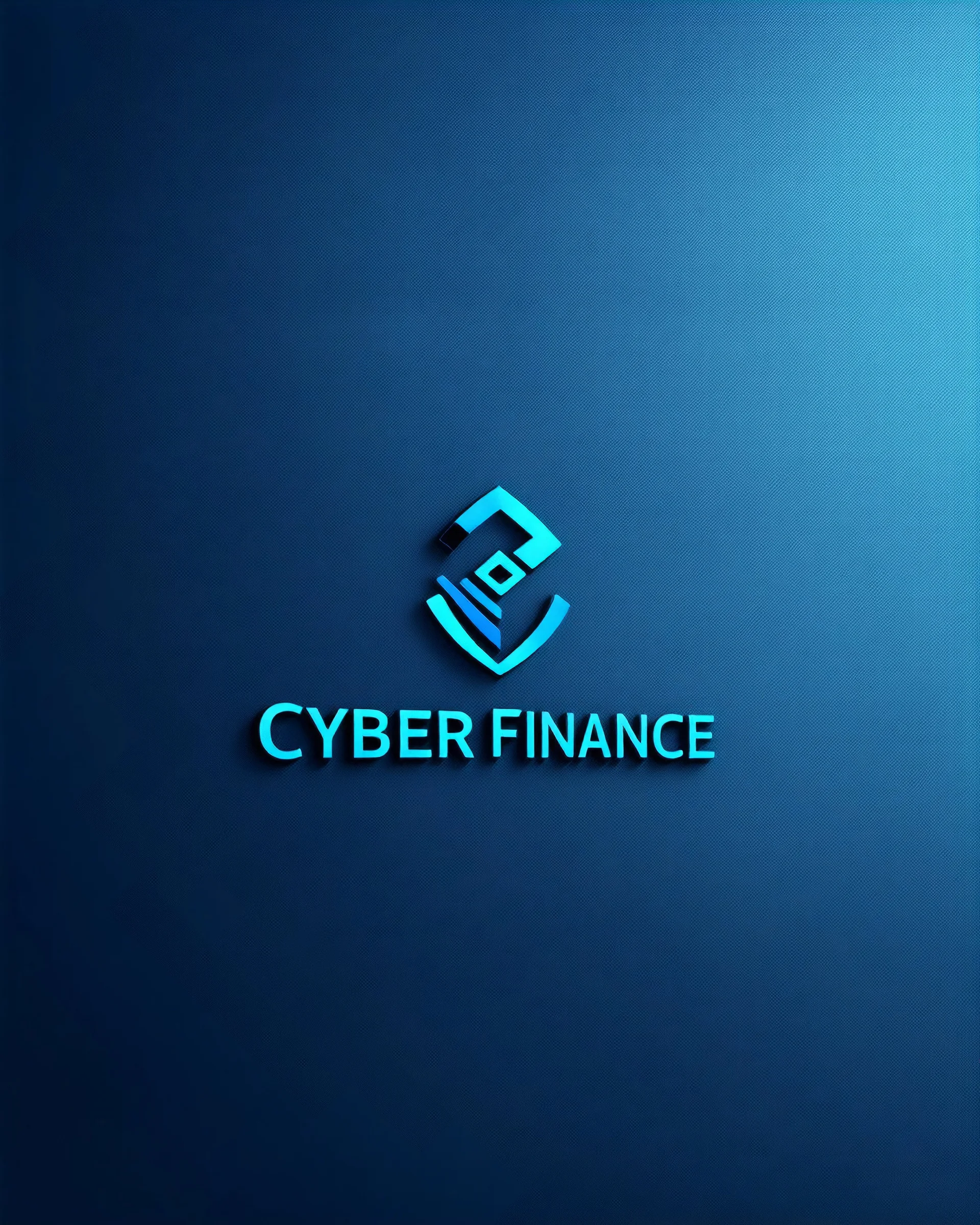Cyber Finance logo Simple, easy and beautiful logo