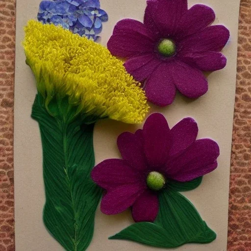 pressed flowers