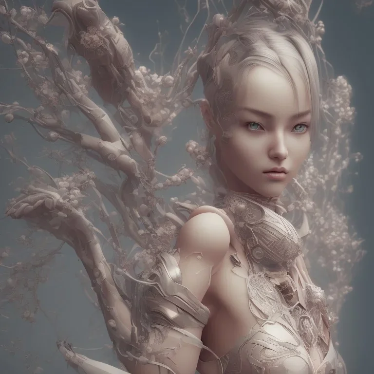 wonderfull woman japanese incredibly detailed, ultra high resolution, 8k, complex 3d render, cinema 4d.