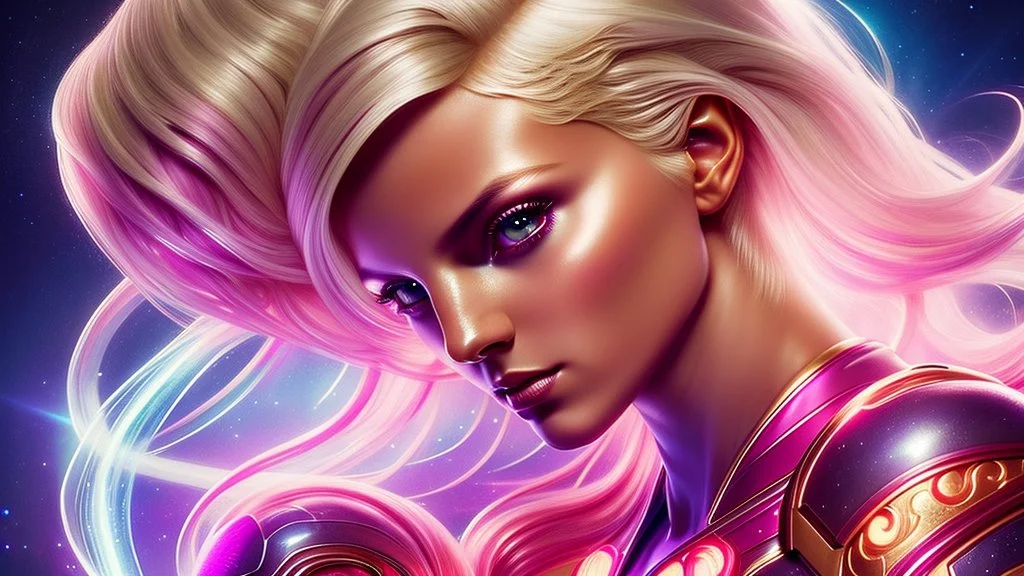 Lexica Aperture v2 Hyper detailed ultra sharp, trending on artstation, vibrant aesthetic, blonde ethereal subtle (((smiling)))+++ luminous heavenly goddess, angel, colorful, psychedelic, ornate, intricate, digital painting, concept art, smooth, sharp focus, illustration, not human anthropomorphic alien cyborg, art by artgerm and greg rutkowski and h. r. giger, louis royo, salvador dali, 8 k