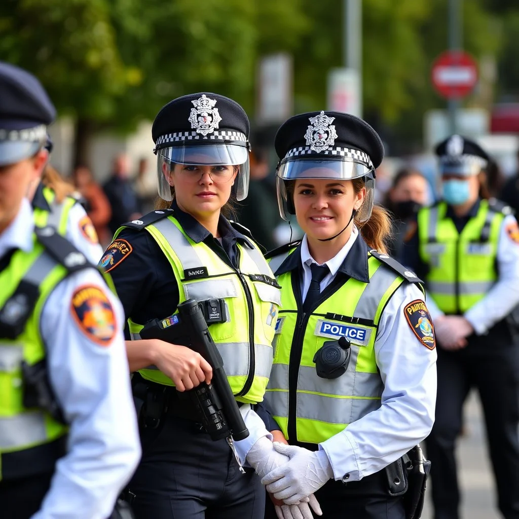 Female police officers